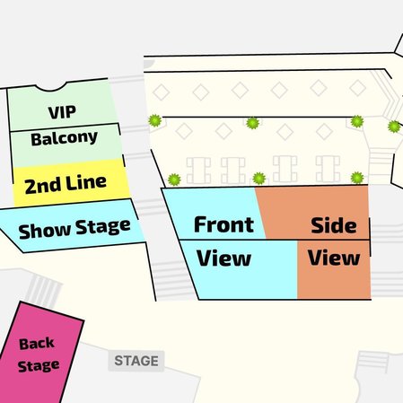 Cova Santa tables map